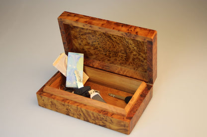 Thuya Holz Schmuckbox Hannah | Handgefertigte Thuya Box | Thuya Design